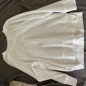 Pink white/off white crew neck